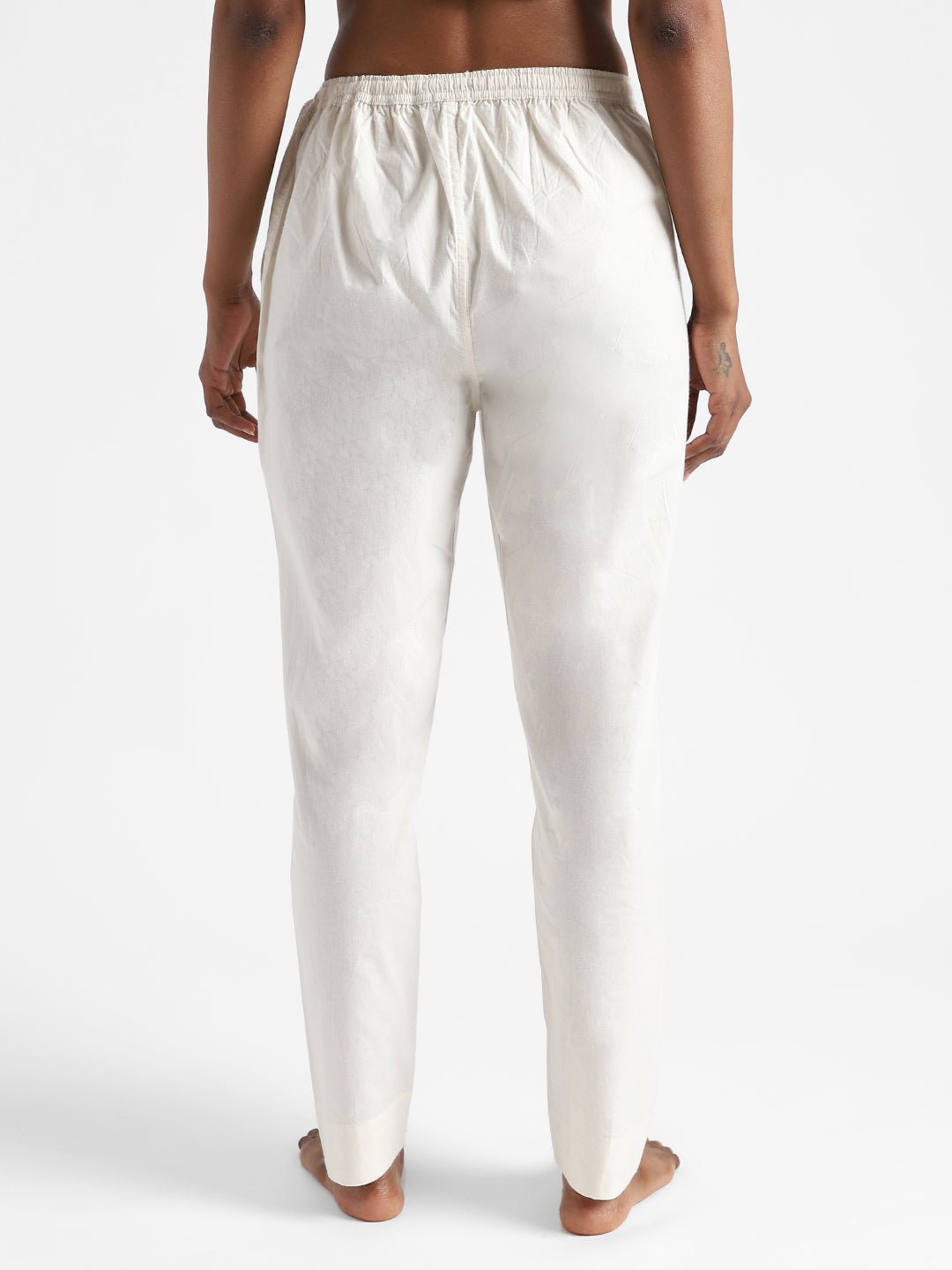 Raw White Women's Organic Cotton & Natural Dyed Slim Fit Pants