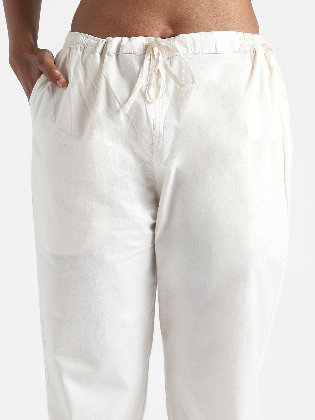 Raw White Women's Organic Cotton & Natural Dyed Slim Fit Pants