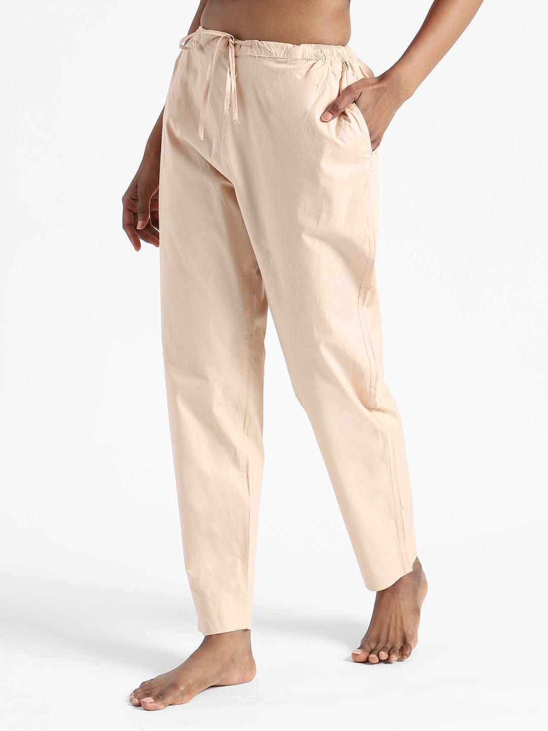 Sandal Wood Women's Organic Cotton & Natural Dyed Slim Fit Pants