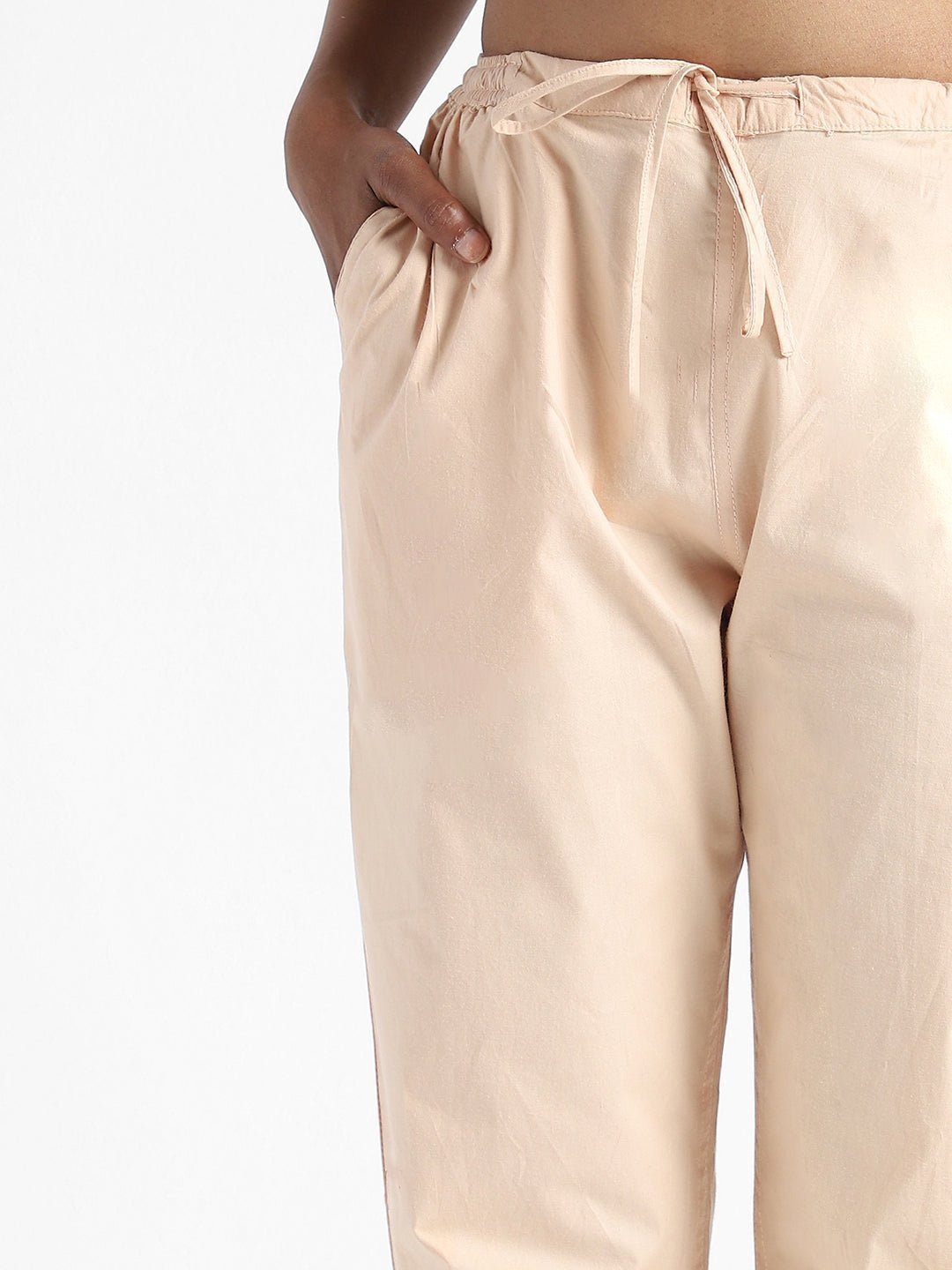 Sandal Wood Women's Organic Cotton & Natural Dyed Slim Fit Pants