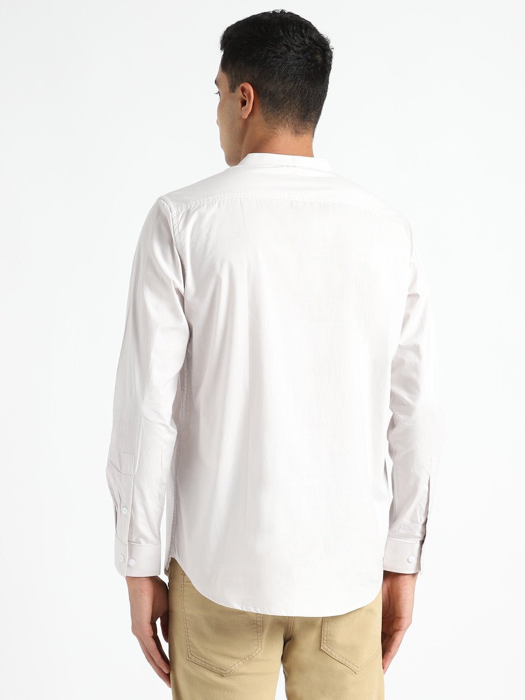 Ash Grey Mens Organic Cotton & Naturally Dyed Round Neck Shirt