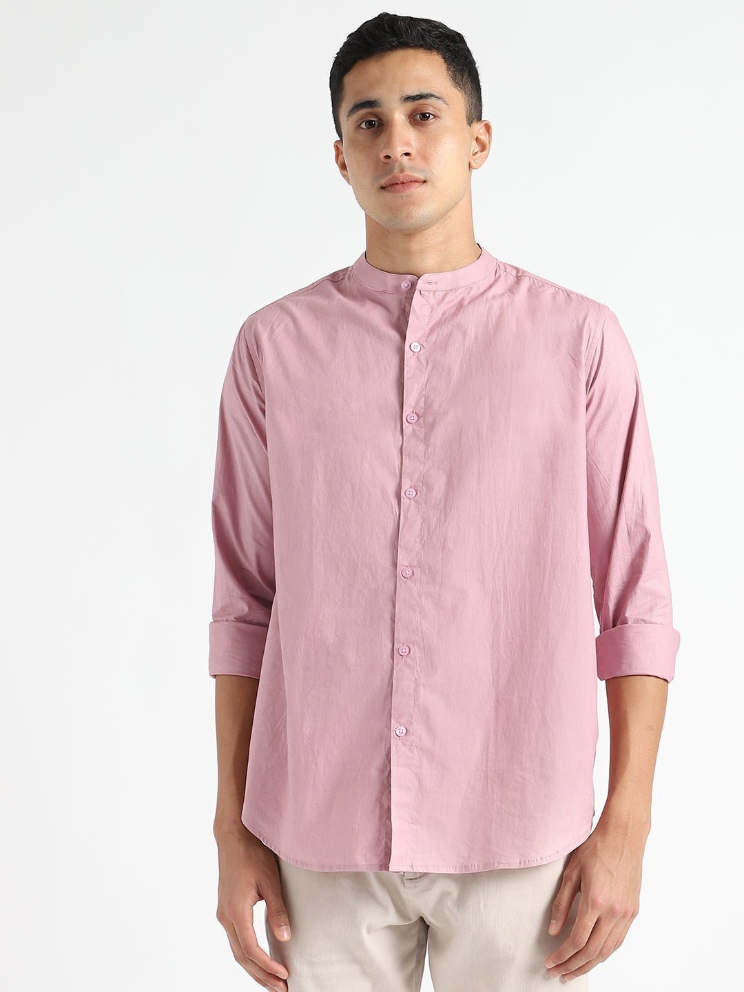 Purple Haze Mens Organic Cotton & Naturally Dyed Round Neck Shirt