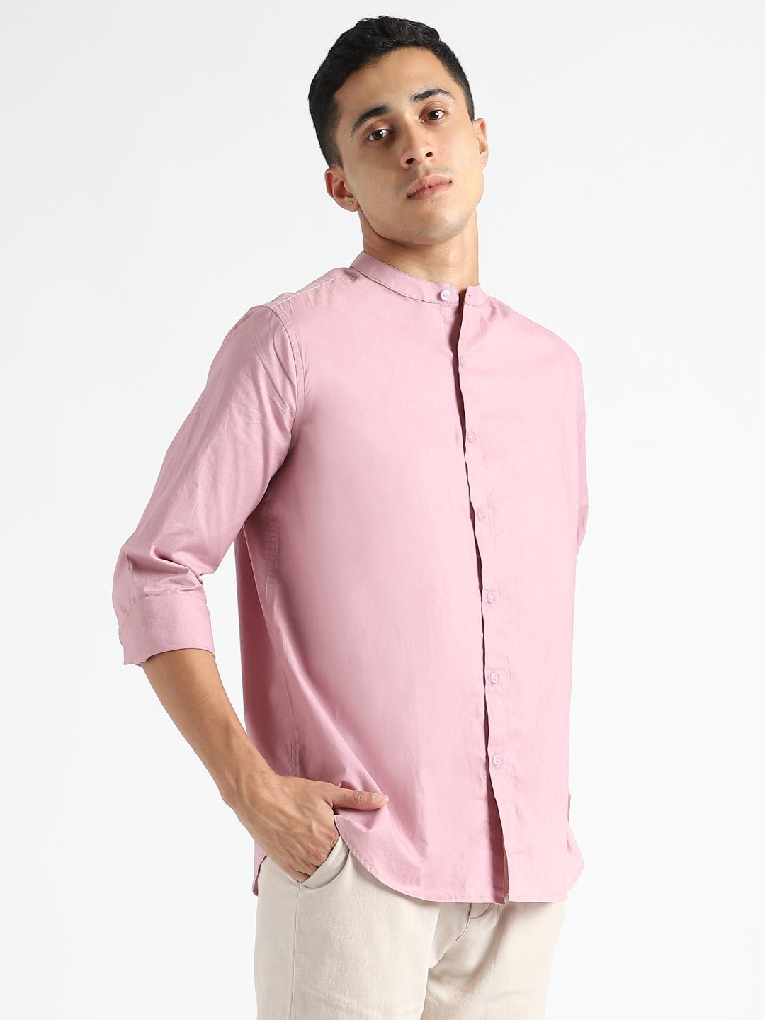 Purple Haze Mens Organic Cotton & Naturally Dyed Round Neck Shirt