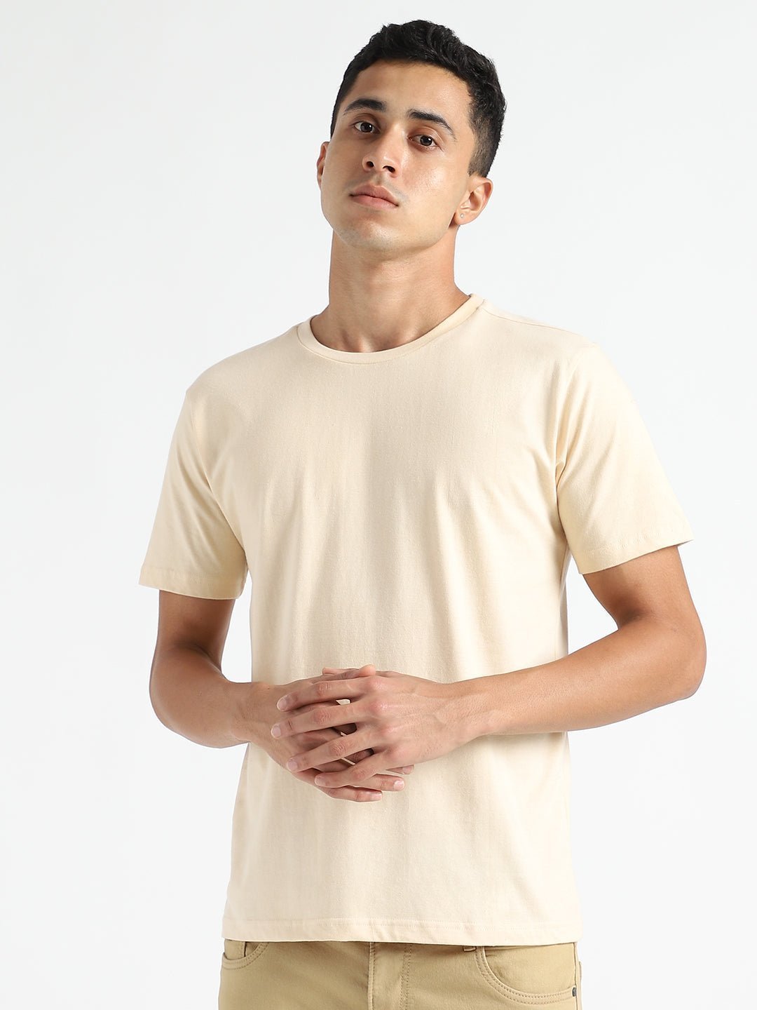 Rust Cream Organic Cotton & Naturally Dyed T-shirt