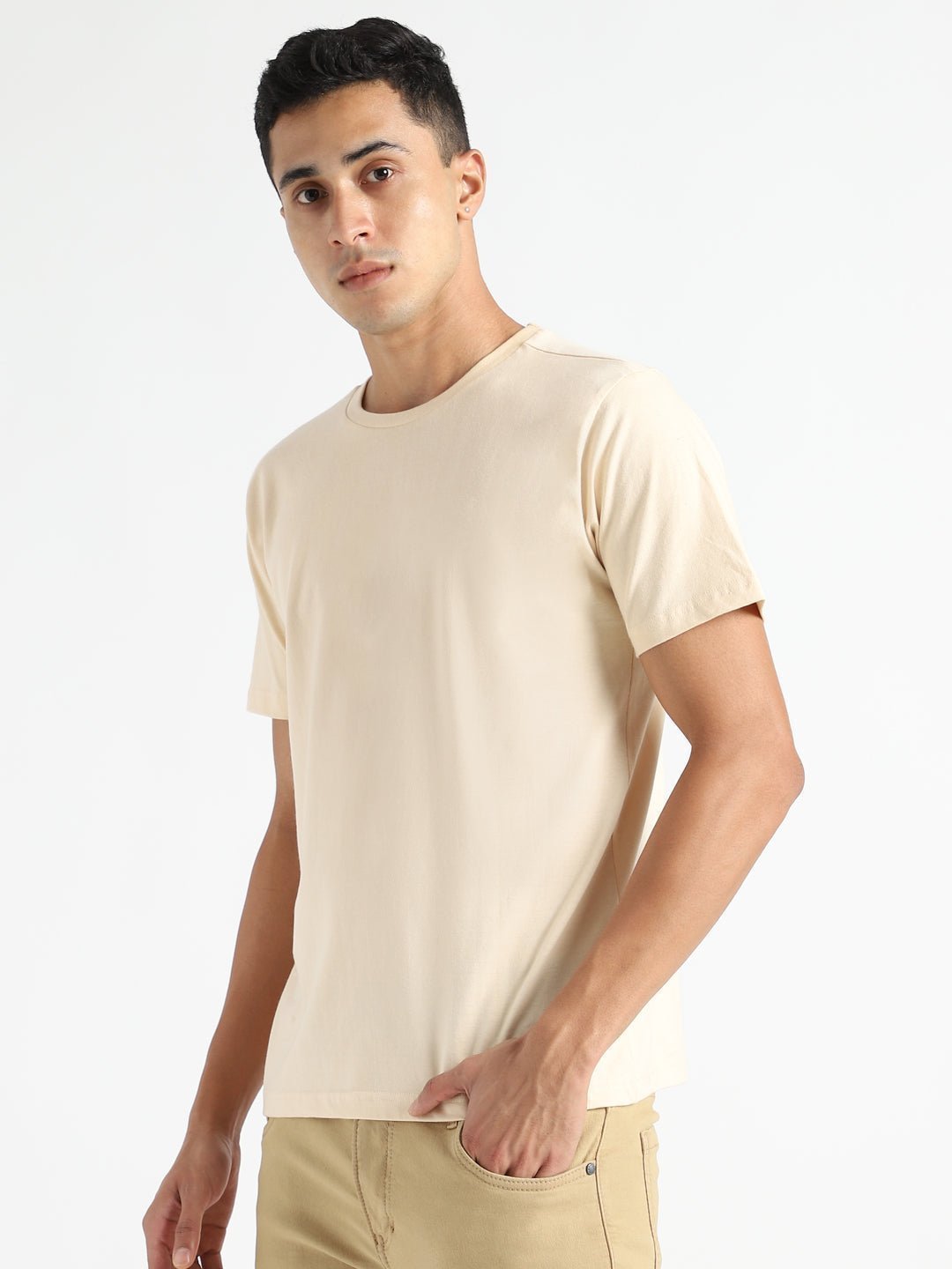 Rust Cream Organic Cotton & Naturally Dyed T-shirt