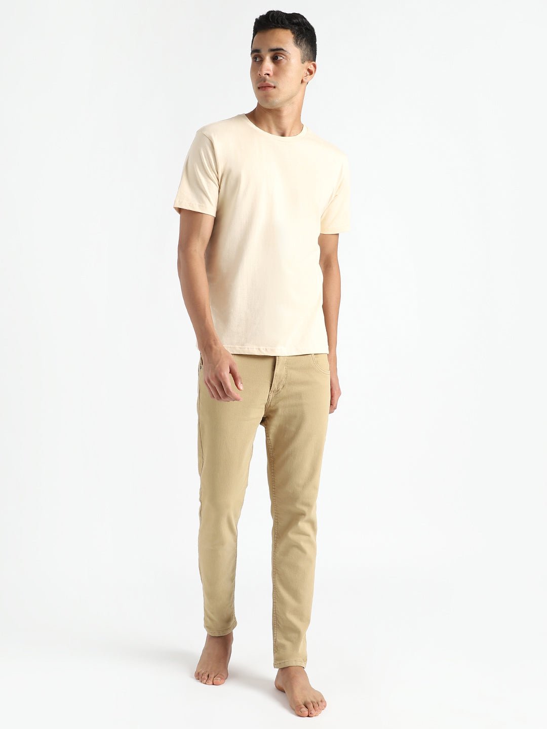 Rust Cream Organic Cotton & Naturally Dyed T-shirt