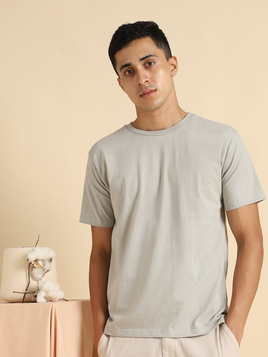 Slate Grey Organic Cotton & Naturally Dyed T-shirt