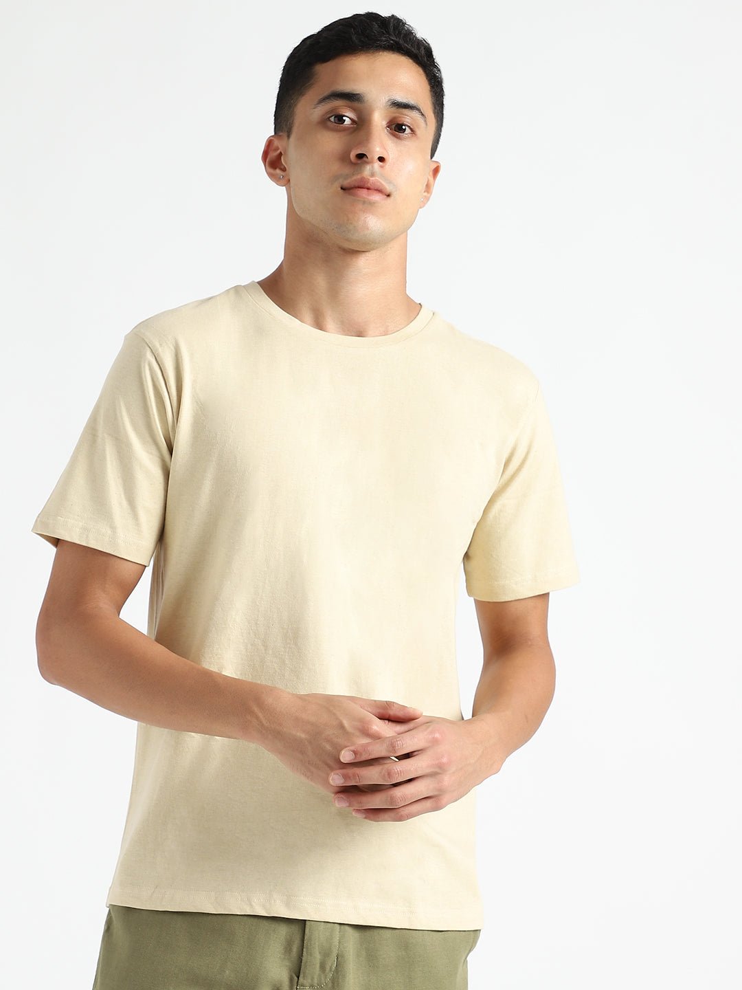 Lemon Yellow Organic Cotton & Naturally Fiber Dyed T-shirt