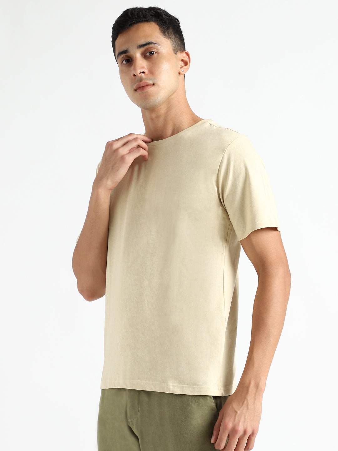 Lemon Yellow Organic Cotton & Naturally Fiber Dyed T-shirt