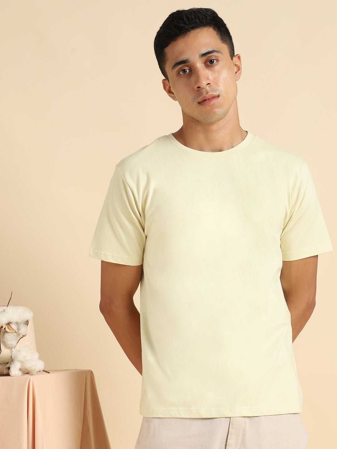 Turmeric Yellow Organic Cotton & Naturally Dyed T-shirt