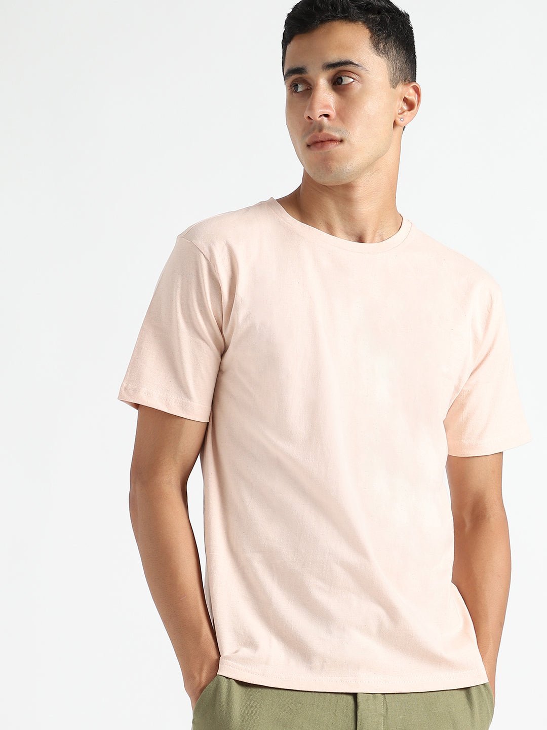 Baby Pink Organic Cotton & Naturally Fiber Dyed T-shirt