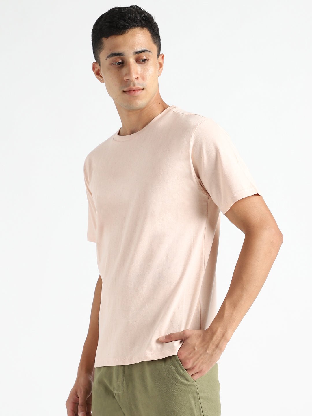 Baby Pink Organic Cotton & Naturally Fiber Dyed T-shirt