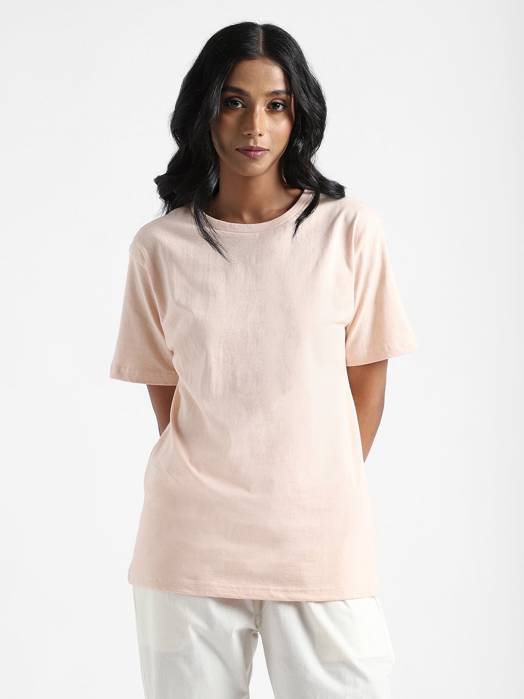 Baby Pink Organic Cotton & Naturally Fiber Dyed T-shirt