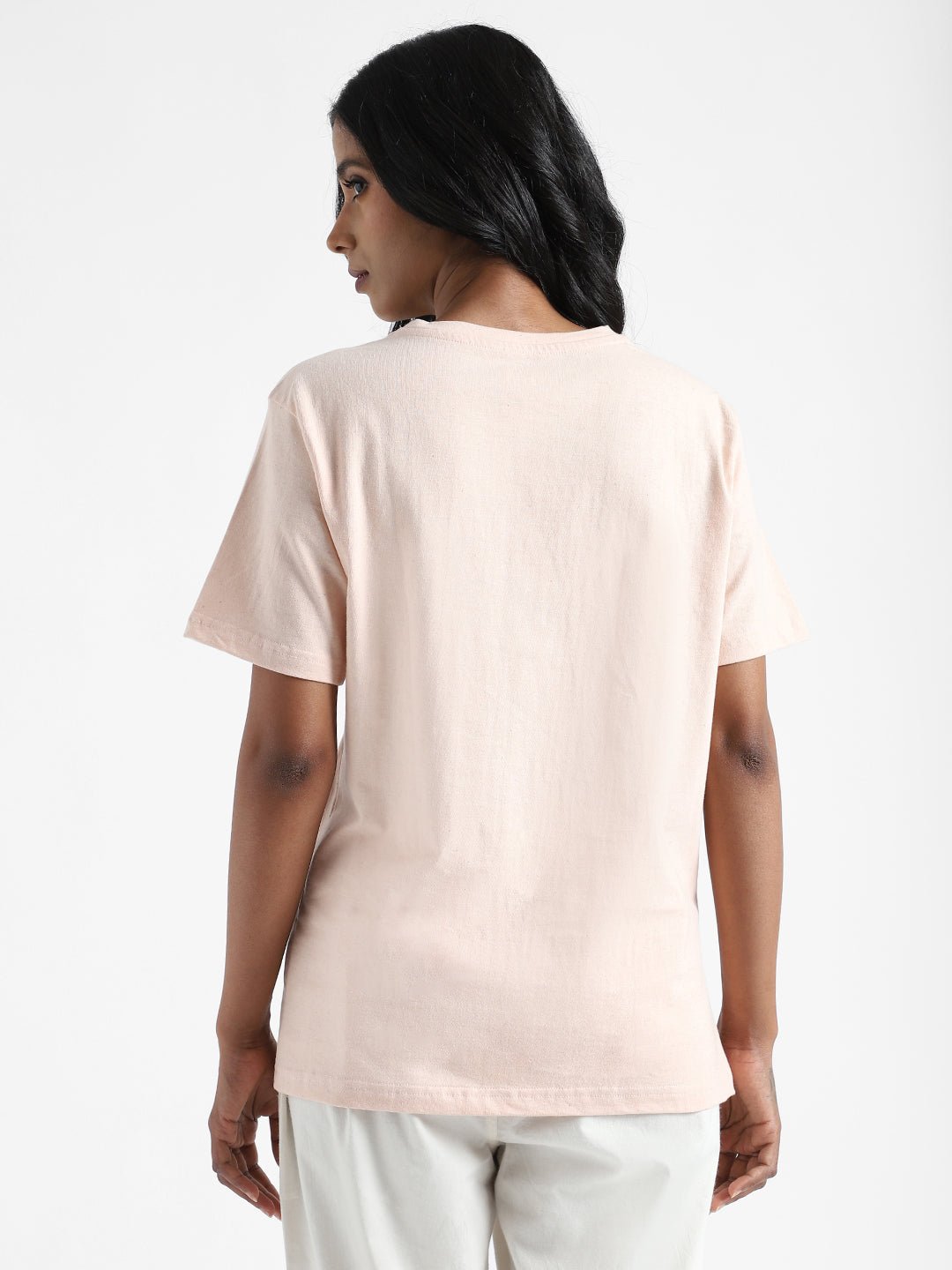 Baby Pink Organic Cotton & Naturally Fiber Dyed T-shirt