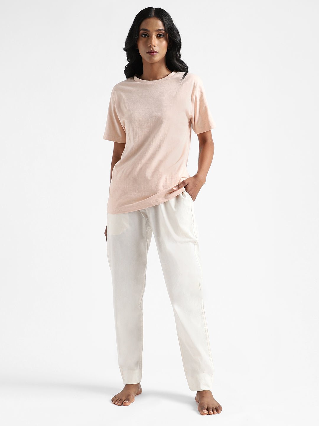 Baby Pink Organic Cotton & Naturally Fiber Dyed T-shirt