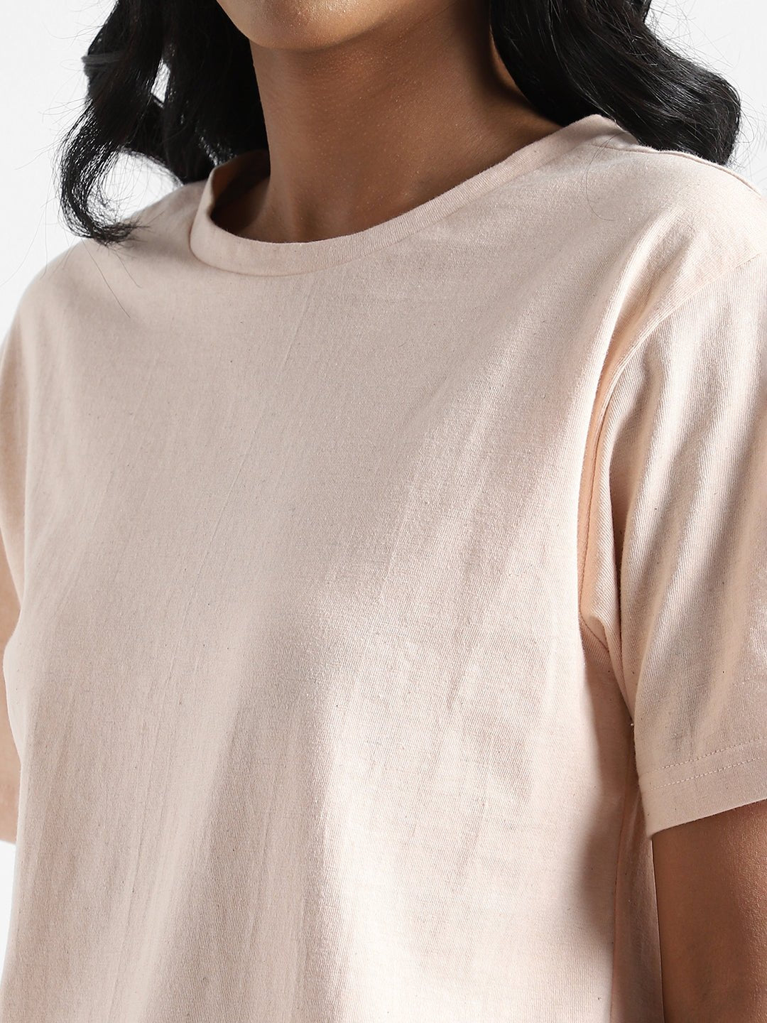 Baby Pink Organic Cotton & Naturally Fiber Dyed T-shirt