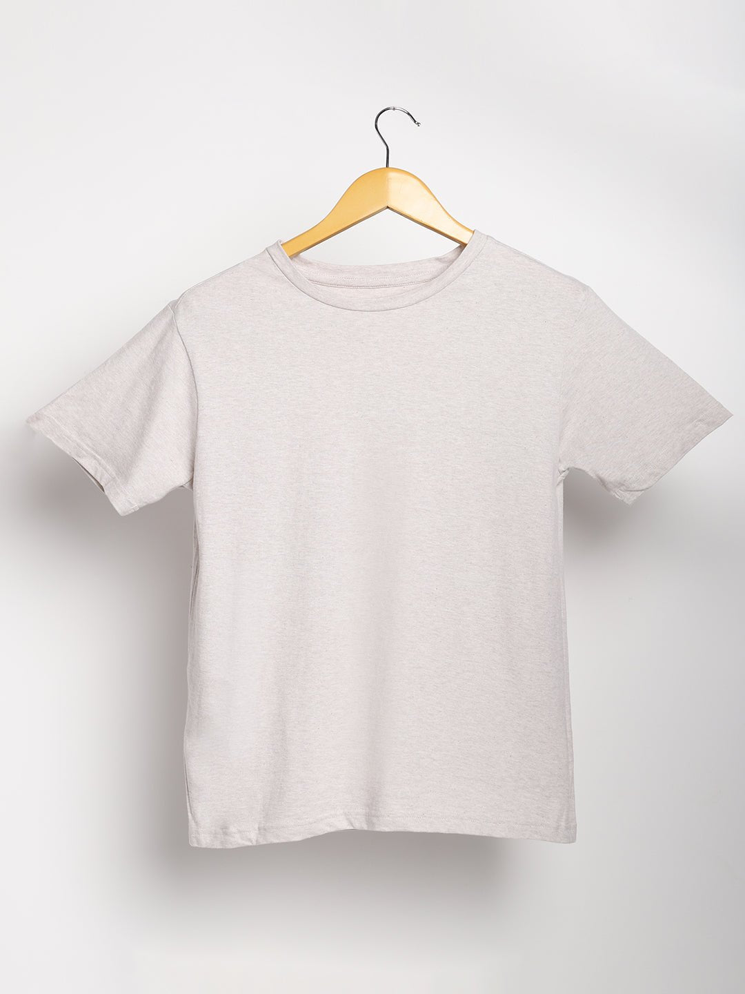 Grey Melange Organic Cotton & Naturally Fiber Dyed T-shirt