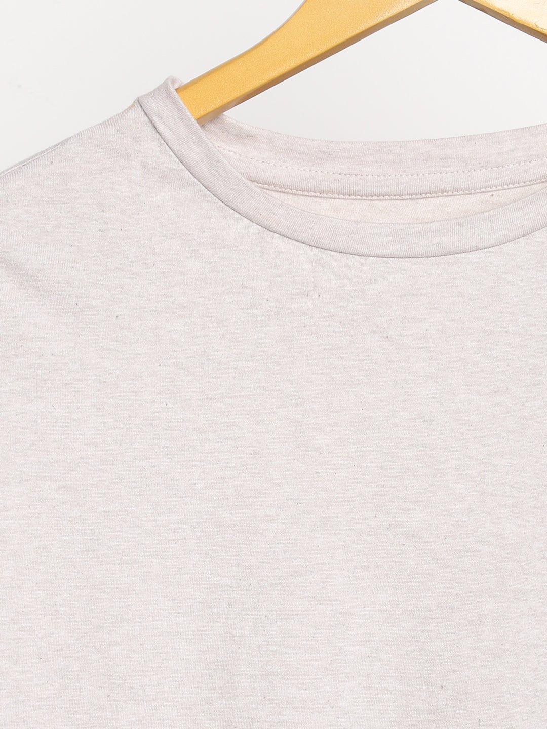 Grey Melange Organic Cotton & Naturally Fiber Dyed T-shirt