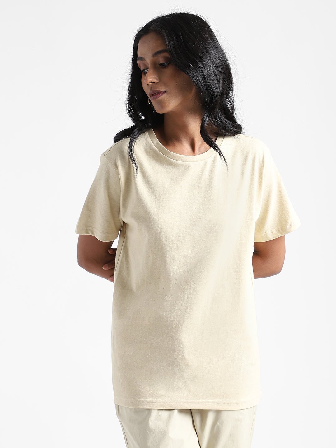 Lemon Yellow Organic Cotton & Naturally Fiber Dyed T-shirt