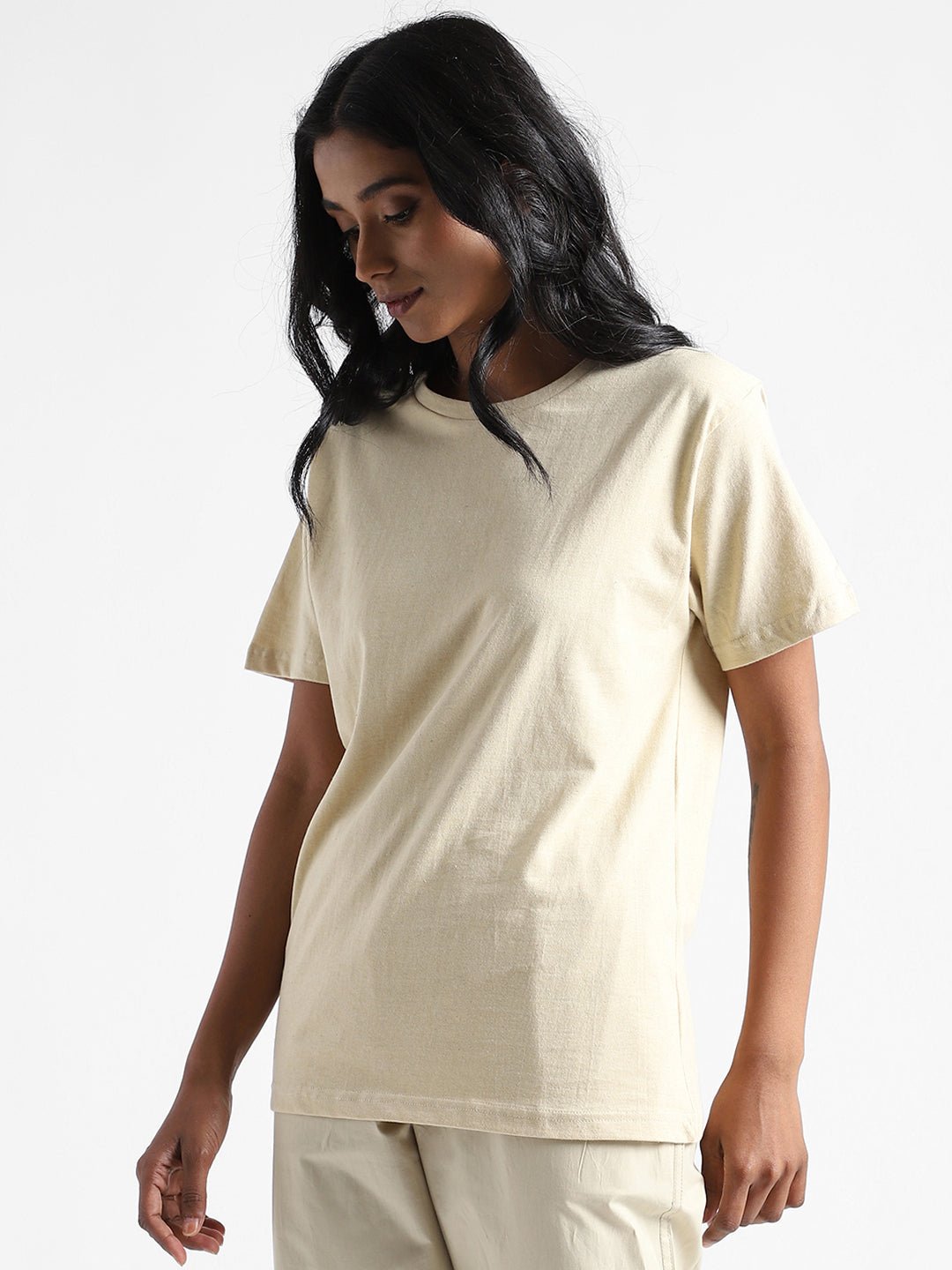 Lemon Yellow Organic Cotton & Naturally Fiber Dyed T-shirt