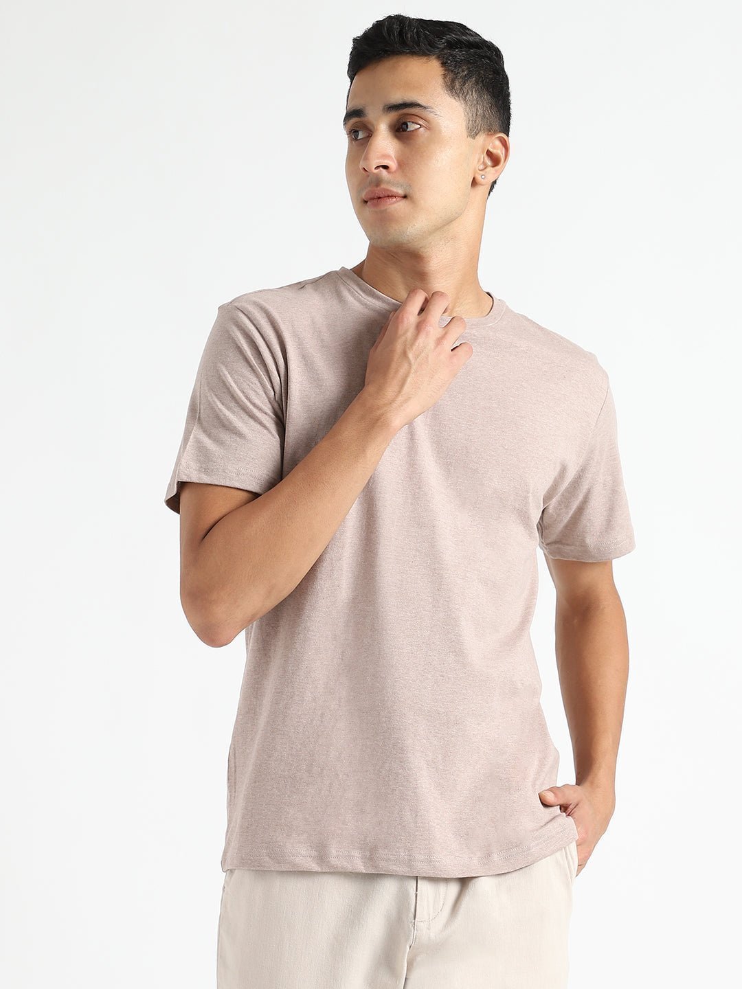 Soil Brown Organic Cotton & Naturally Fiber Dyed T-shirt