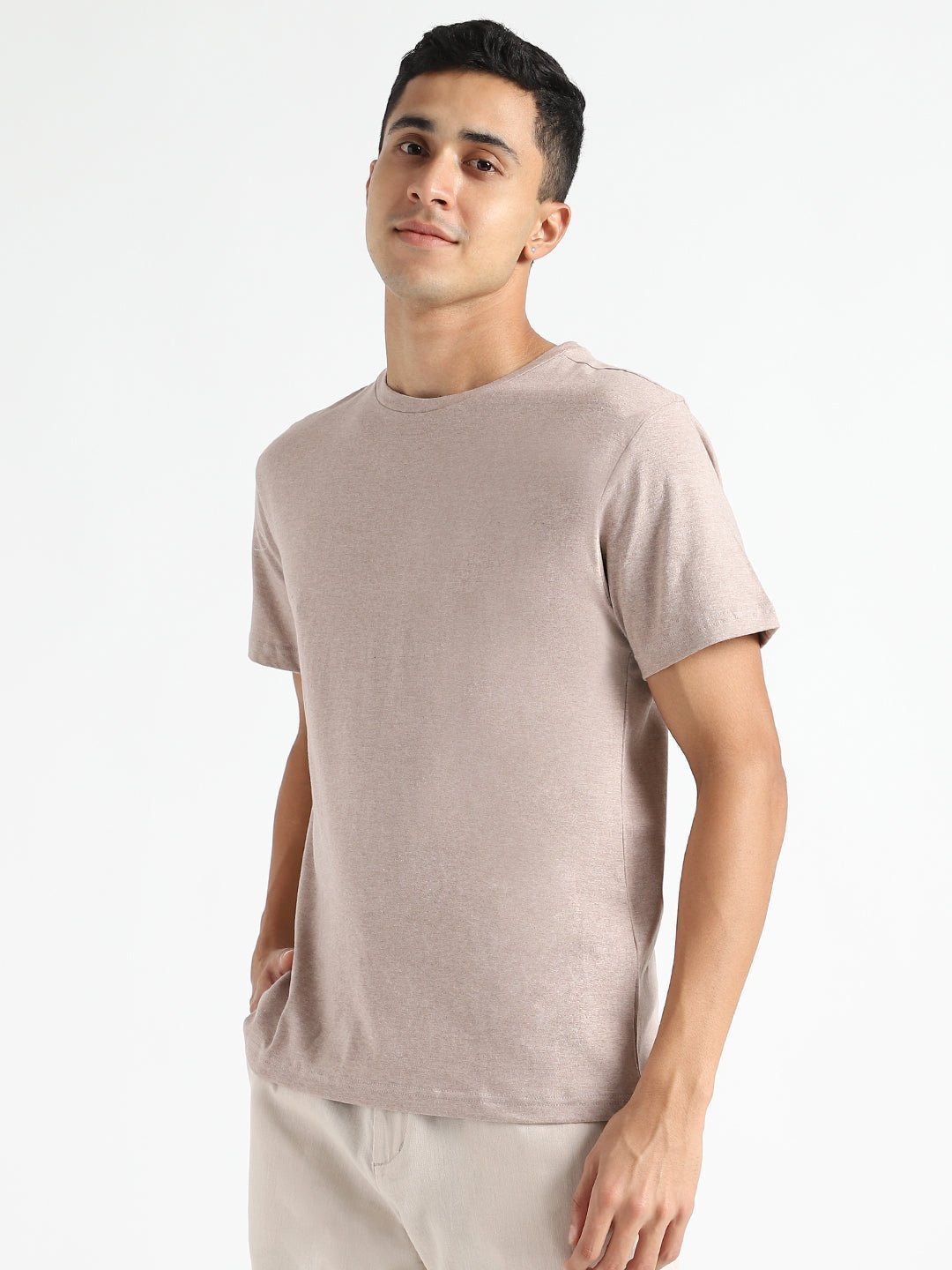 Soil Brown Organic Cotton & Naturally Fiber Dyed T-shirt