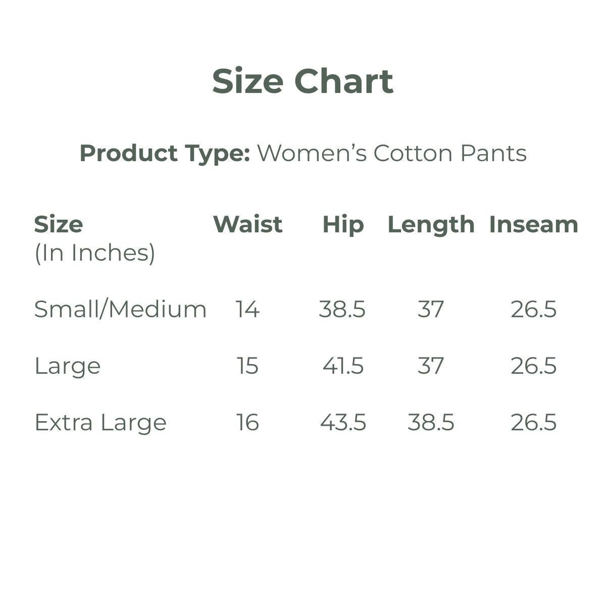 Rust Cream Women's Organic Cotton & Natural Dyed Slim Fit Pants