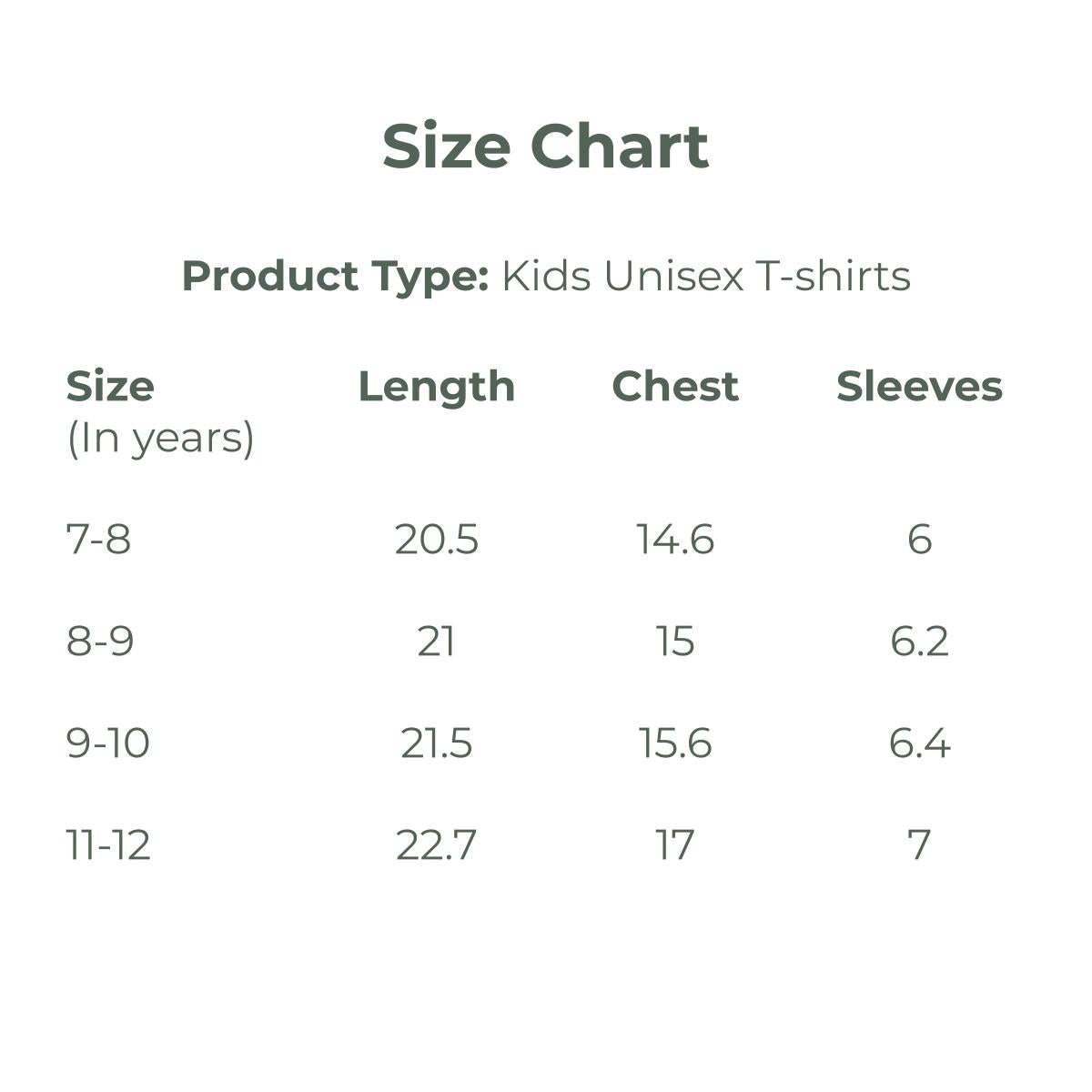 Soil Brown Organic Cotton & Naturally Fiber Dyed Kids T-shirt